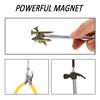 Silver Portable Telescopic Magnetic Pen Handheld Mini Magnet Pick Up Tool Adjustable Pickup Rod Stick Picking Up Screws