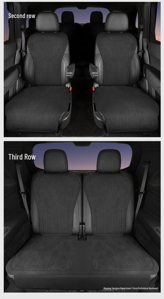 "Universal L6 L7 Car Seat Cushion: All-Season, Breathable, Perforated Full Coverage Seat Cover”