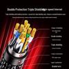 SAMZHE CAT8 10 Gigabit Shielded Ethernet Cable