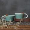 Shang Tang Lucky Cloud Ceramic Pair Teacups