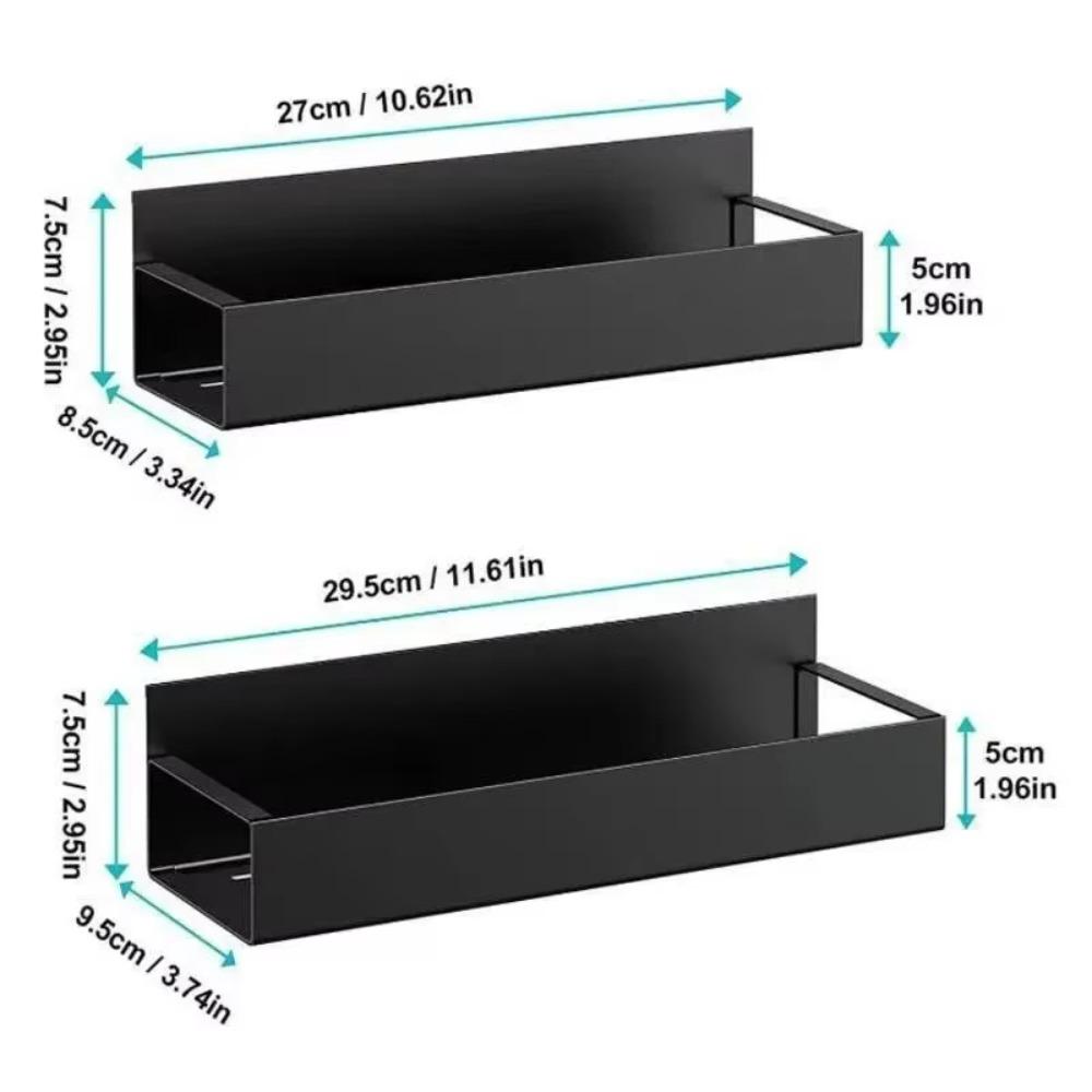 Space Saving Magnetic Hanging Rack with Hooks Hanging Washer Organizer Magnetic Rustproof Magnetic Shelf Washing Machine