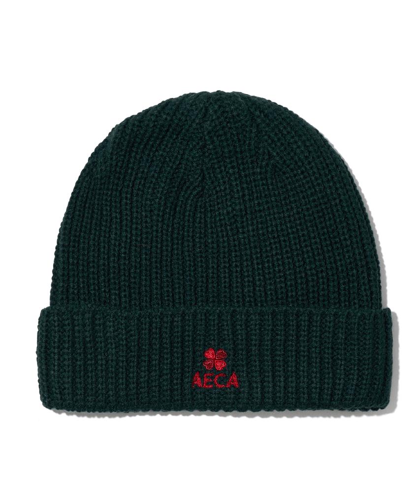 AECA Aeca Clover Logo Beanie-Green