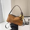 New Matte Suede Women's Shoulder Bag For Gift, Ladies Fashi Handbags Crossbody Bags For Daily Used