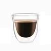 80-230ML Double-layer Glass Cup High Borosilicate Glass Heat Insulation Coffee Tea Cup Breakfast Milk Juice Beer Transparent Mug