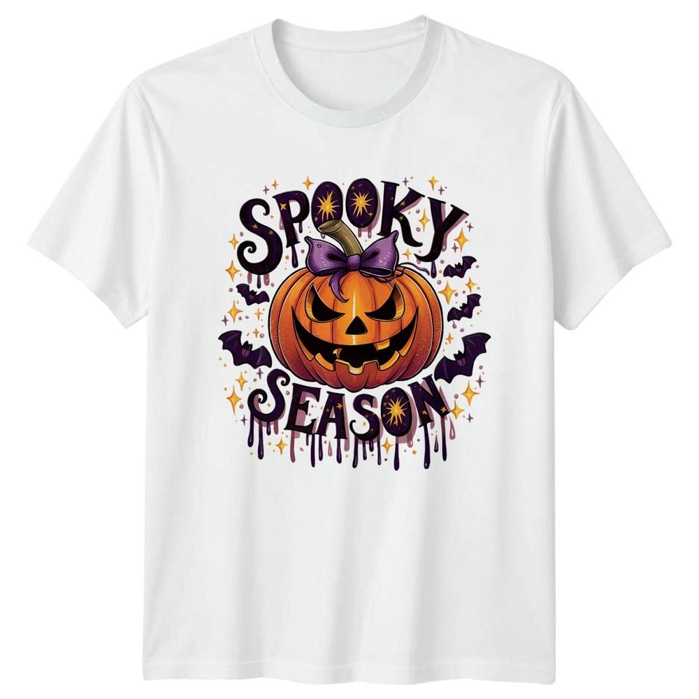 Spooky Season Halloween JackOLantern Holidays Unisexs Unisexs Graphic Tee S