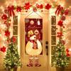 Christmas Snowman Hanging Flag Navidad Natal Noel Door Pendant Banner Merry Christmas Decorations For Home 2025 New Year 2025