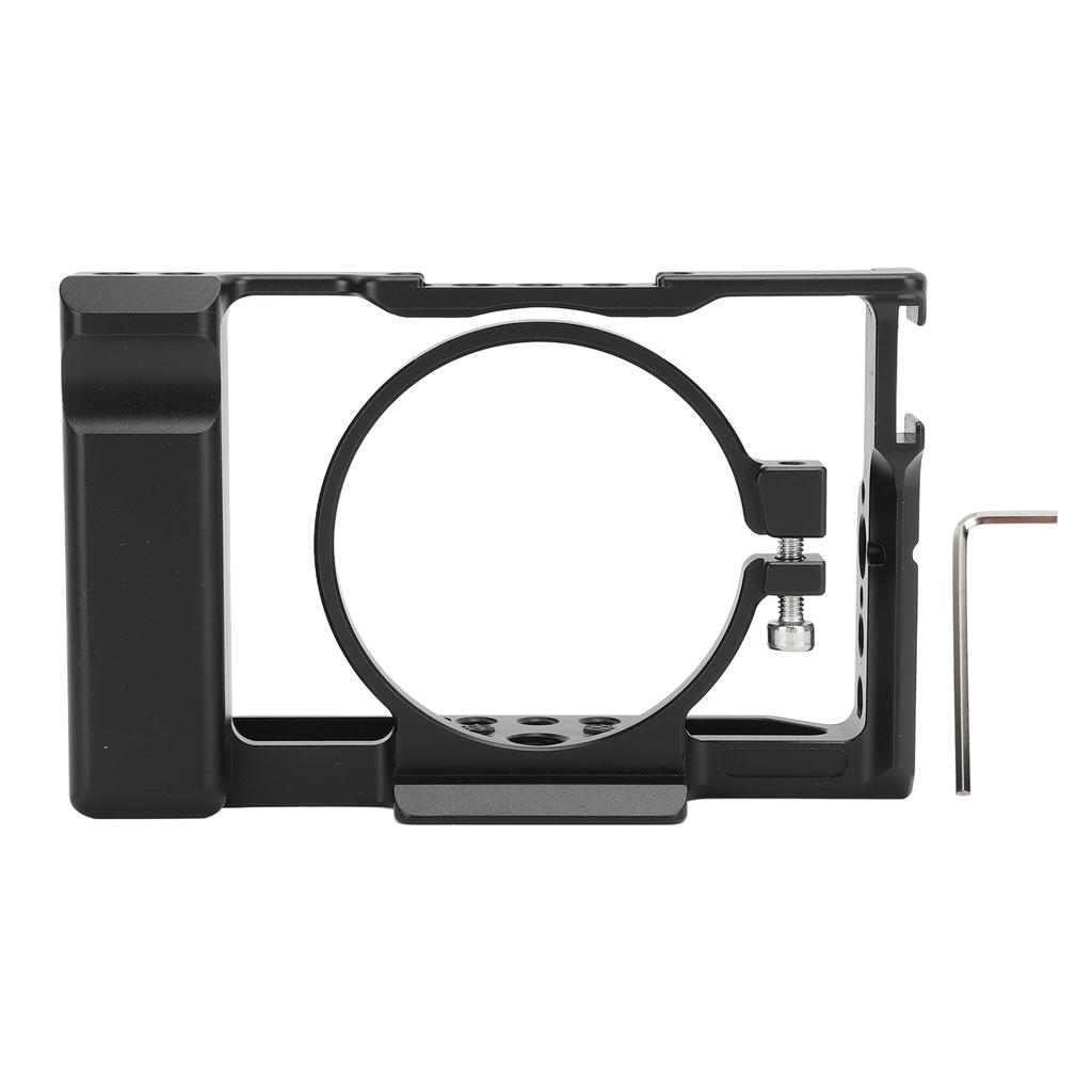 Camera Cage Aluminum Camera Cage Camera Accessories with Cold Shoe Mount for RX100 M1 M2 M3 M4 M5 M6 M7