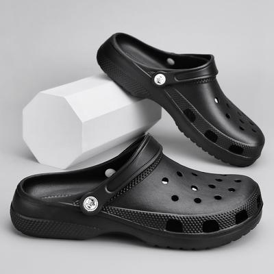 Cross The Same Hole Shoes Men And Women Couples Large Size Bag Head Slippers Fashion Versatile Outdoor Beach Eva Cool Slippers