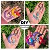 Silicone Angel Fairy Moon Resin Mold - Semi-Circular, Irregular Shape for Jewelry Making, Beaded & Handmade Crafts, Fairy Garden