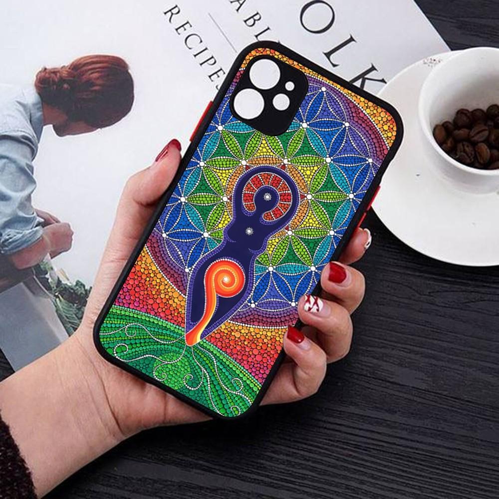 The Yoga Phone Case For IPhone 14 11 12 13 Mini Pro Max 8 7 Plus X XR XS MAX Translucent Matte Cover