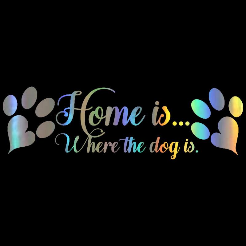 Bilklistremerker Cat Paw Print and Love The Dog Paw Print-klistremerke Motorsykler Dekorasjonsklistremerker og dekaler