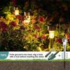 Outdoor Solar Lights Garden Lights Solar Powered Lamp Lantern Waterproof Landscape Lighting Pathway Yard Lawn Garden Decoration
