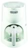 DeLonghi Drip Coffee Maker True Series No Paper Filter Required 4 Cups White CM200J-WH