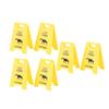 6PCS Cat Vomit Caution Signs Plastic Multifunctional Obvious Funny Cats Vomits Warning Sign for Indoor