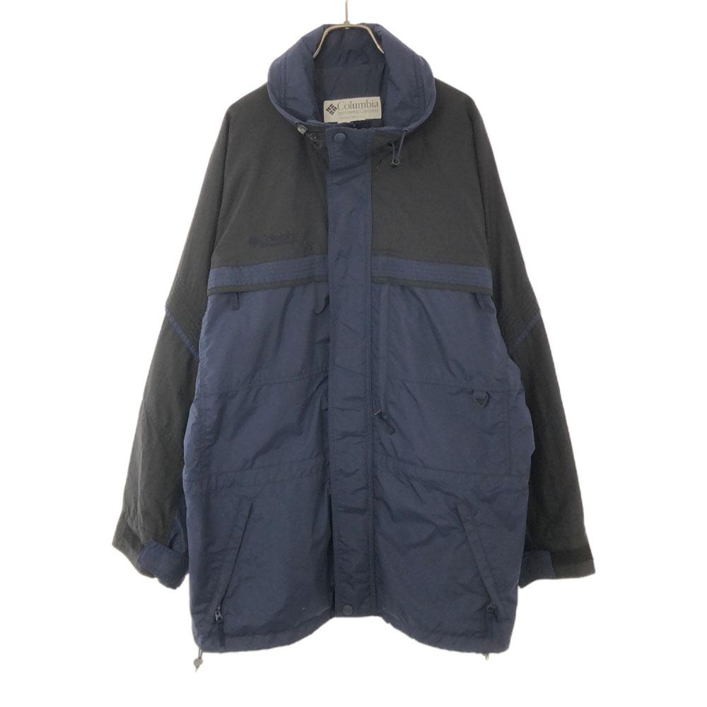 

Columbia Mountain parka M Navy system Outdoors Men s Used
