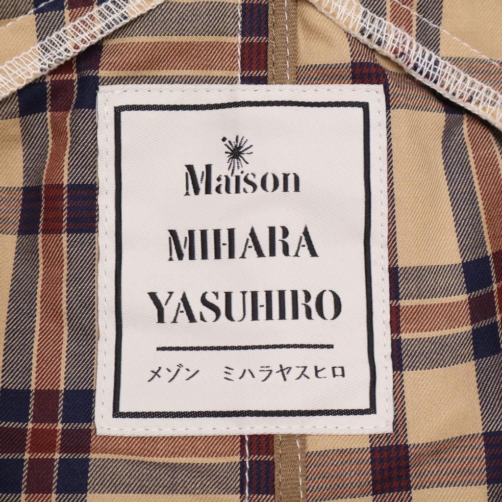 Maison MIHARA YASUHIRO B08CT121 Slide Piece Trench Coat coat 38 IvoryUsed