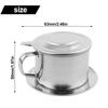 Stainless Steel Vietnam Vietnamese 50/100ml Coffee Pot Drip Filter Coffee Maker Coffeeware Coffee Server Kitchen Dining And Bar 