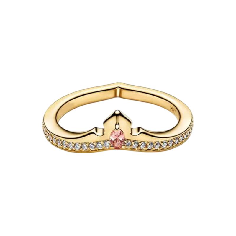 New 925 Silver Three-Leaf Clover Alphabet Heart Flower Women's Ring Suitable for Wedding Party Fashion DIY Gift