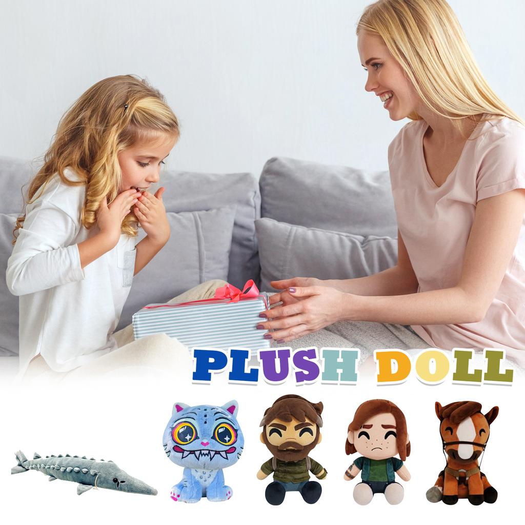 Plysjdukke, leketøysgave, tegneserie, filledukke for barn, gavepute for barn