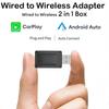 Car Wired To Wireless Car Play Android Auto Adapter Smart Fast Link
