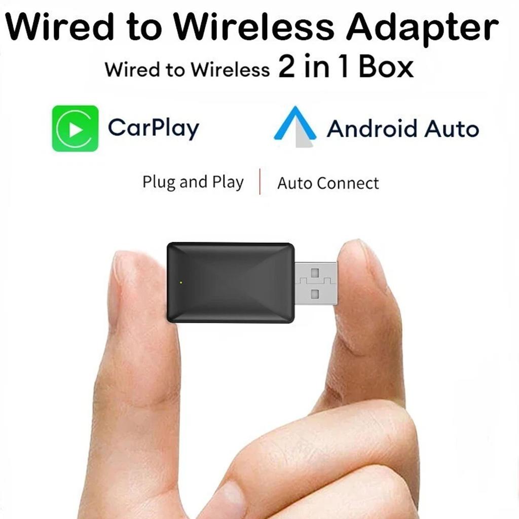 Car Wired To Wireless Car Play Android Auto Adapter Smart Fast Link