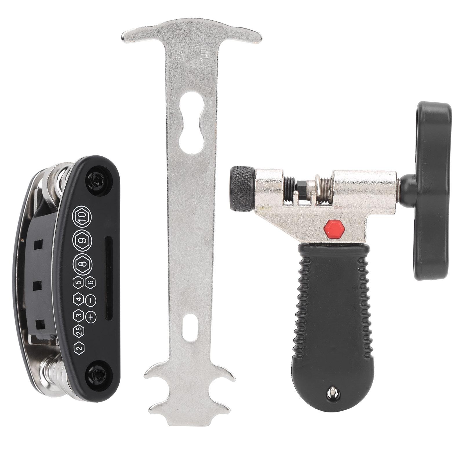 

16 in 1 Bicycle Repair Tool Kit Chain Breaker Splitter Chain Wear Indicator Tool Kit