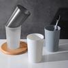 Thick Circular Plastic Rinsing Cup, Toothbrush Holder, Wash Tooth Mug - Japanese-Style Bathroom Sets