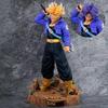 47cm Dragon Ball Z Anime Figurine Trunks Figure Super Saiyan Trunks Pvc Model Statue Doll Collection Decoration Toys Gift