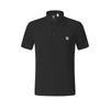 New FILA Fitness Series Polo Shirt Men's Pitch Black BK A11M521118F-BK