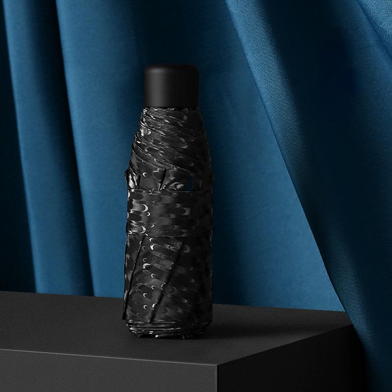 

3D-печатный солнцезащитный зонт, мини-пять складных карманных УФ-зонтов, солнечный и дождливый зонт для женщин