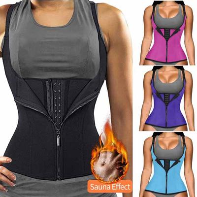 Women Waist Trainer Corset Vest for Weight Loss Sport Body Shaper Workout Underbust Cincher Steel Boned Tummy Tops Shapewear
