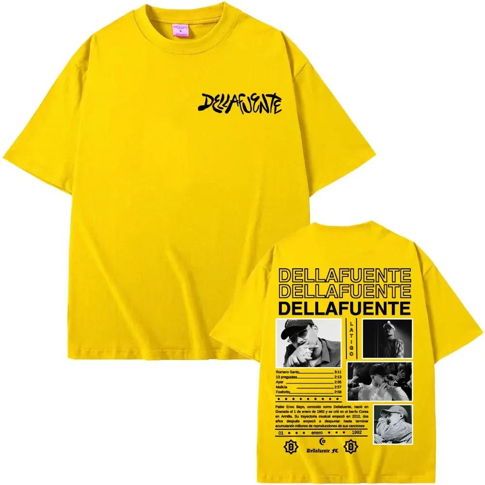 

Rapper Dellafuente New Album Tour Poster Graphic Print T-shirt Men Women Harajuku Streetwear Hip Hop Punk Fashion Casual Oversized Summer New Tee XXXL