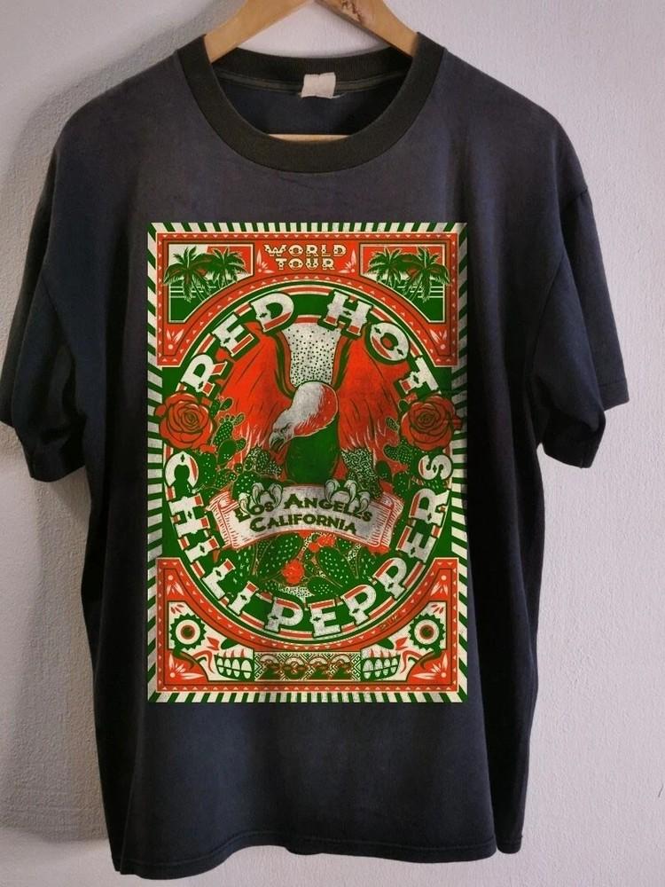 

Red Hot Chilli Peppers World Tour 2022 Short Sleeve T shirt Reprint S-5XL Unisex T-Shirt XL