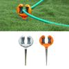Garden Hose Guide Spikes Roller Pointed Head Outdoor Yard Garden Irrigation Tool
