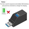 USB 3.0 HUB Adapter Mini USB 2.0 HUB Extender 3 Port USB Hub Hohe Datenübertragungsrate USB Splitter Dockingstation für PC Laptop