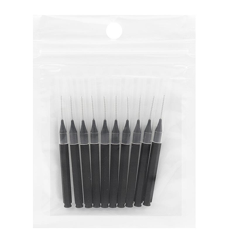 10pcs Micro Eyebrow Brush With Cap For Eyebrow Eyelash Brow Brush Eyebrow Lash Lift And Tint Tools For Brows And Lashes Comb Extensions