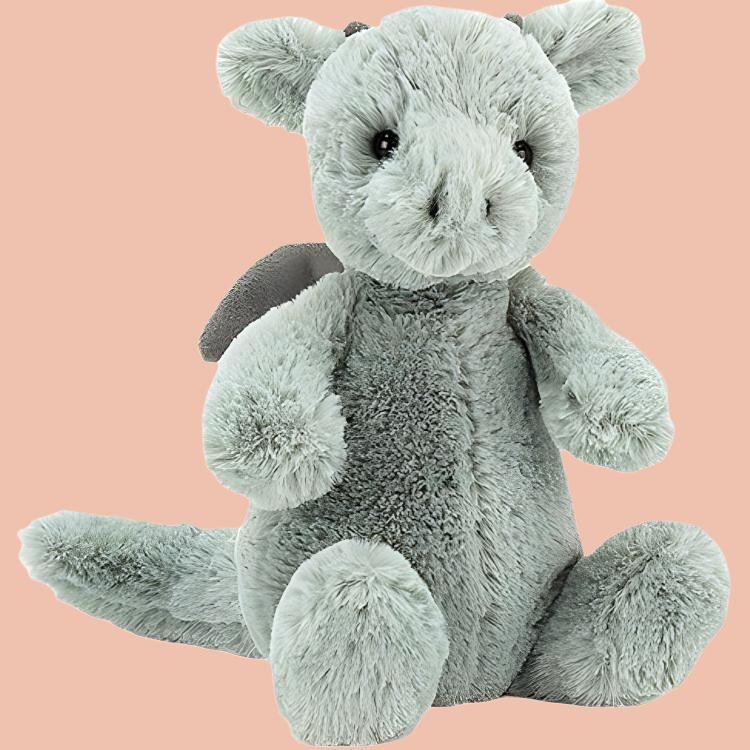 Jellycat Shy Series Green Dragon Small Doll Plush Doll 18cm High