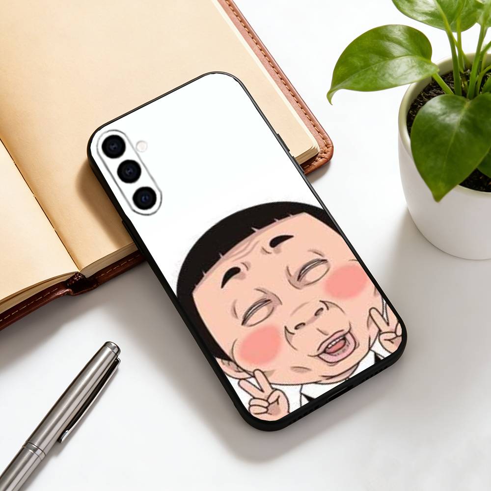 Silly Cartoons Phone Case For Samsung Galaxy A73,A72,A71,A70,A53,A52,A51,Soft Silicone Black Cover