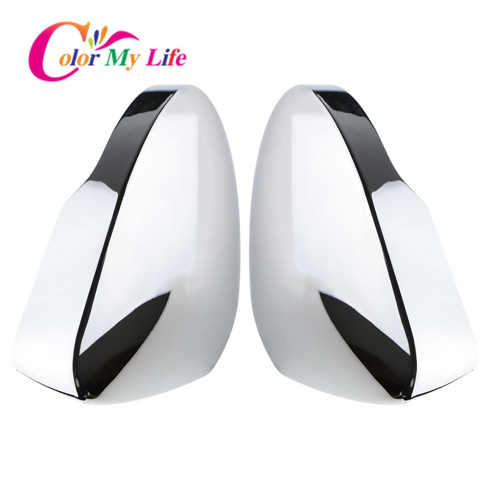 ABS Chrom Auto Rückspiegel Abdeckung Trim Dekoration Aufkleber für Volkswagen VW T-roc Troc 2018 - 2023