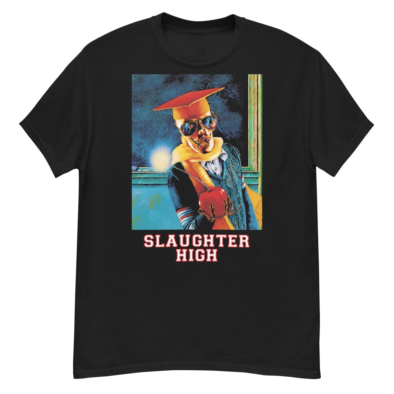 Slaughter High cult slasher film fan art t-shirt S