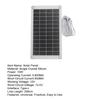 Solar Panel High Conversion Efficiency Automatic Charging Easy Installation 12V 10W High-Power