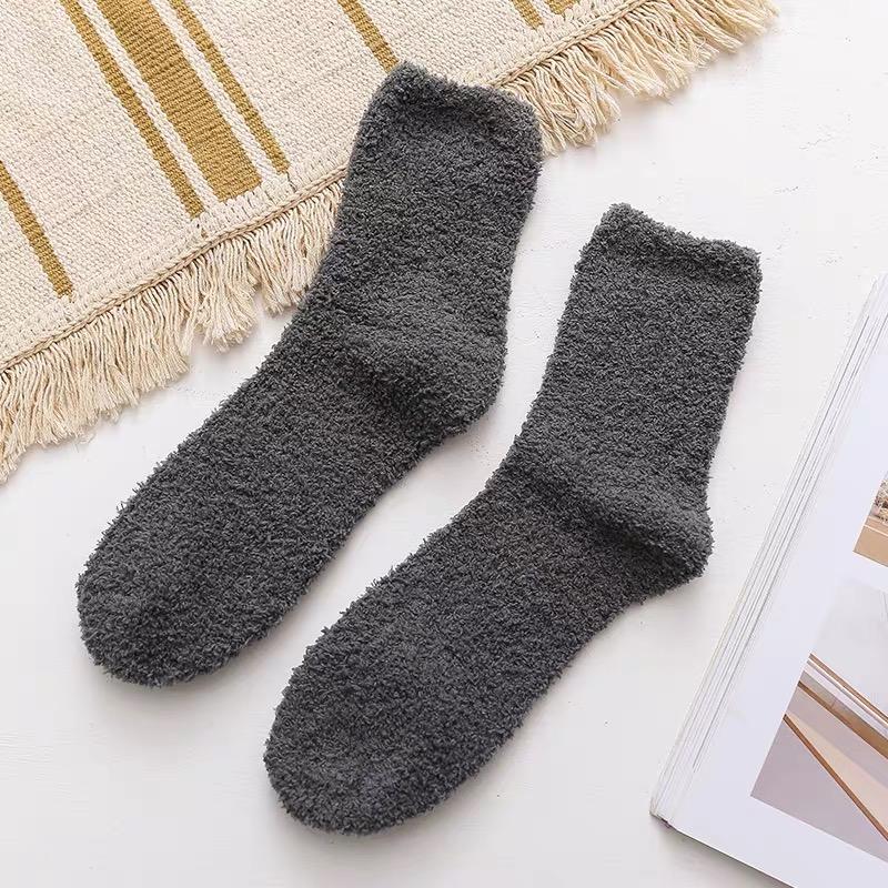 1/3Pairs Men Super Thick Coral Fleece Socks High Quality Home Floor Warm Winter Cold Snow Boot Socks Cotton Plush Thermal Sock