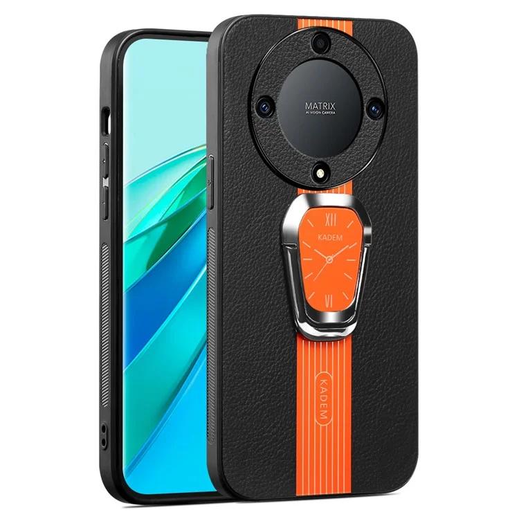 

Для Honor X40 5G / X9a 5G / Magic5 Lite 5G чехол магнитный автомобильный держатель PU кожа TPU акриловый чехол