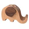 Elephant Pen Holder Phone Stand  Wooden Elephant Shaped Desk Organizer Decor Elephant Gifts for Women