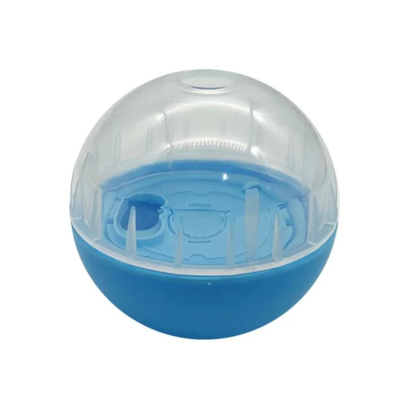 

IQ Treat Ball Dog Treat Dispenser Toy Ball Interactive Dog Toy - 4 Dog Food Toy Stimulation Pet cat leakage toy Slow Feeder синий