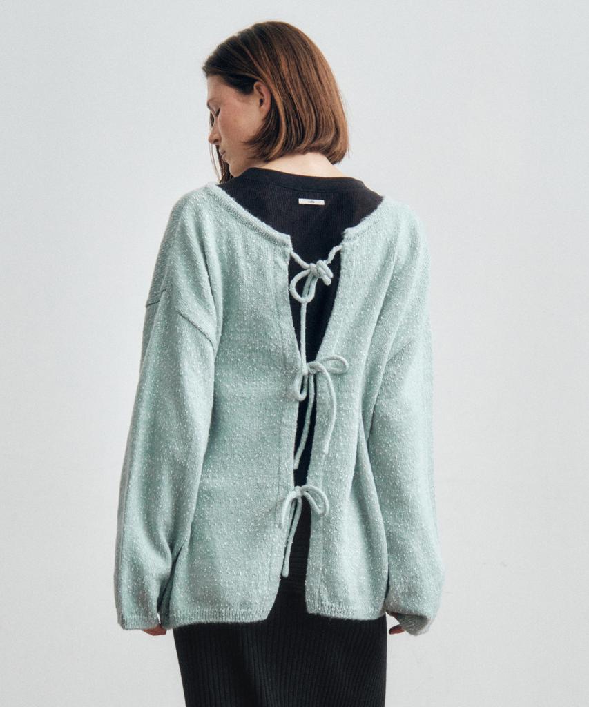 CITTA Reversible Back String Knit_Ctk237(Sky Blue)