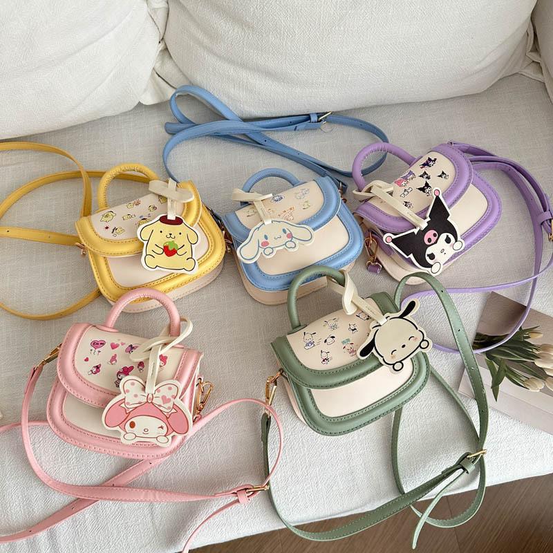 Mini Cartoon Princess Handbag For Girls Stylish Cute Lightweight And Waterproof Pu Material