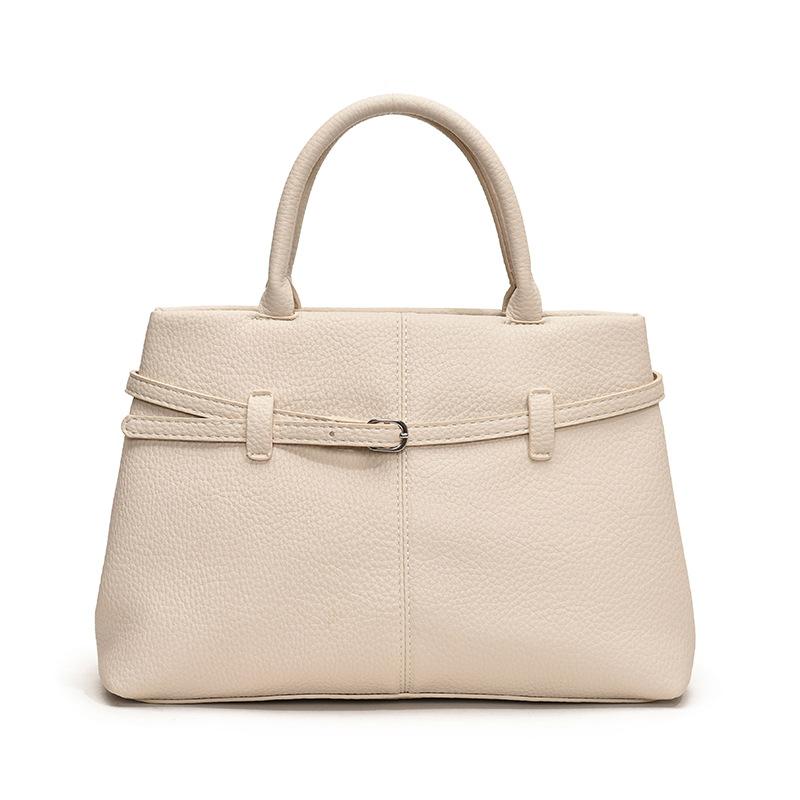 

Текстурированная ретро-сумка женская большой вместимости новая осенне-зимняя повседневная на плечо сумка-тоут для работы белый