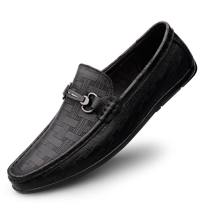 

Loafu casual shoes flat-soled small leather shoes spring foot cover European and American driving casual shoes 38