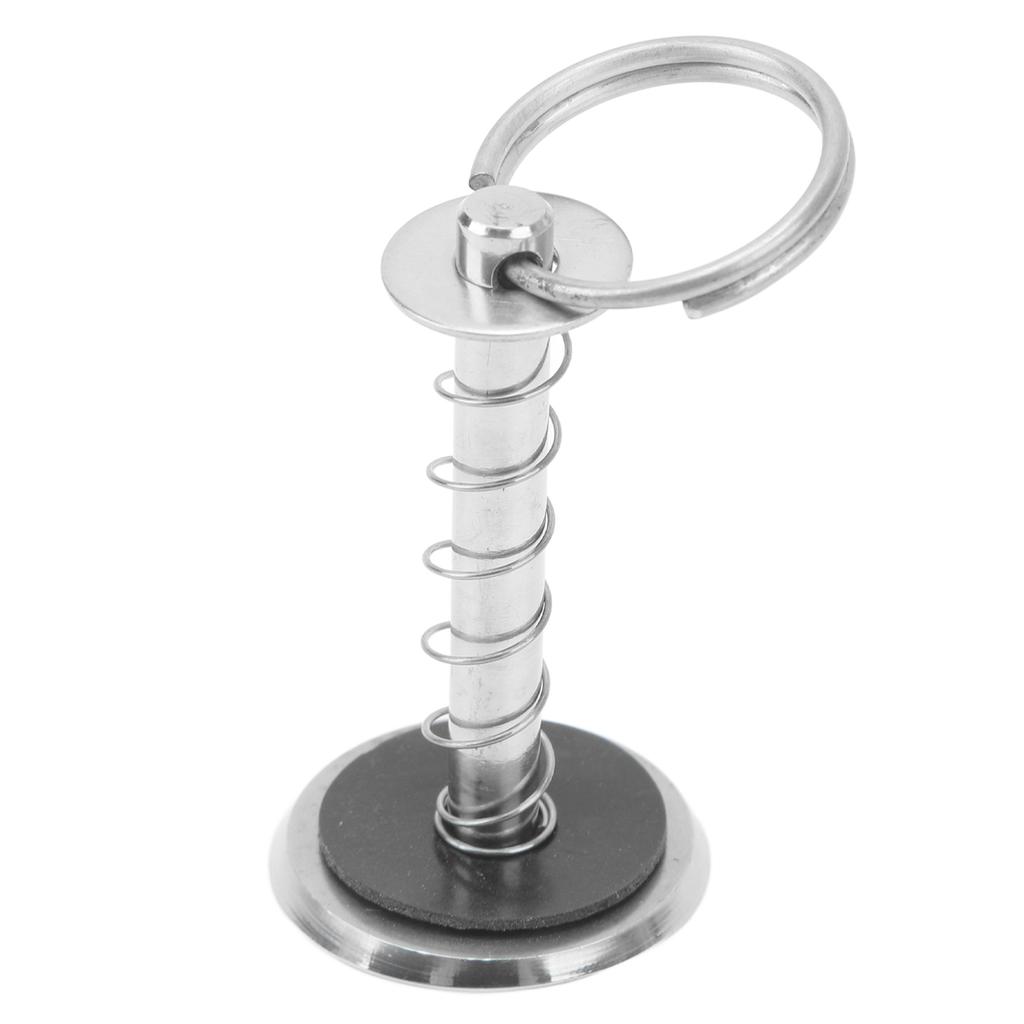 Lukendeckel-Zuggriff mit verdecktem Federstift-Druckknopf 1/4 Zoll Durchmesser Edelstahl 304 Griff für Marineboot Yacht